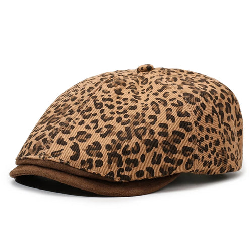Alina Leopard Cap