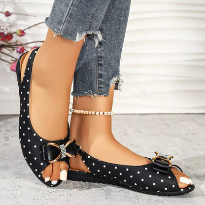 Amora Polka Dot Flats