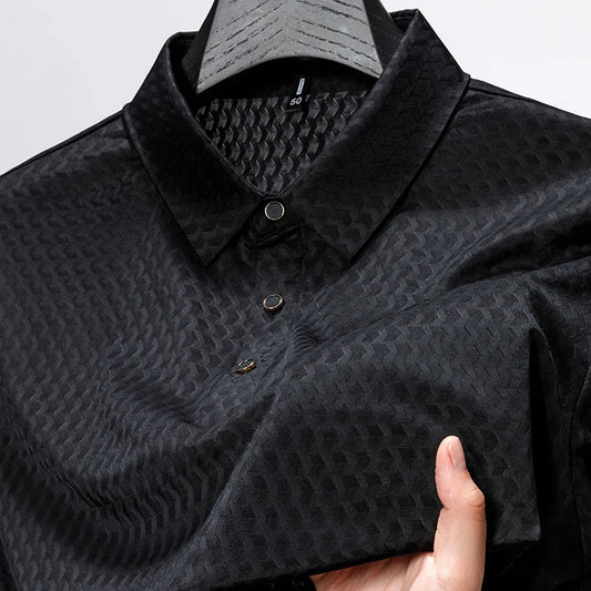 Jacquard Perfromance Polo Shirt