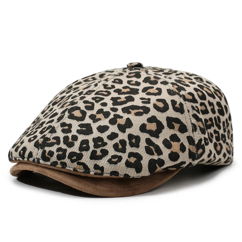 Alina Leopard Cap