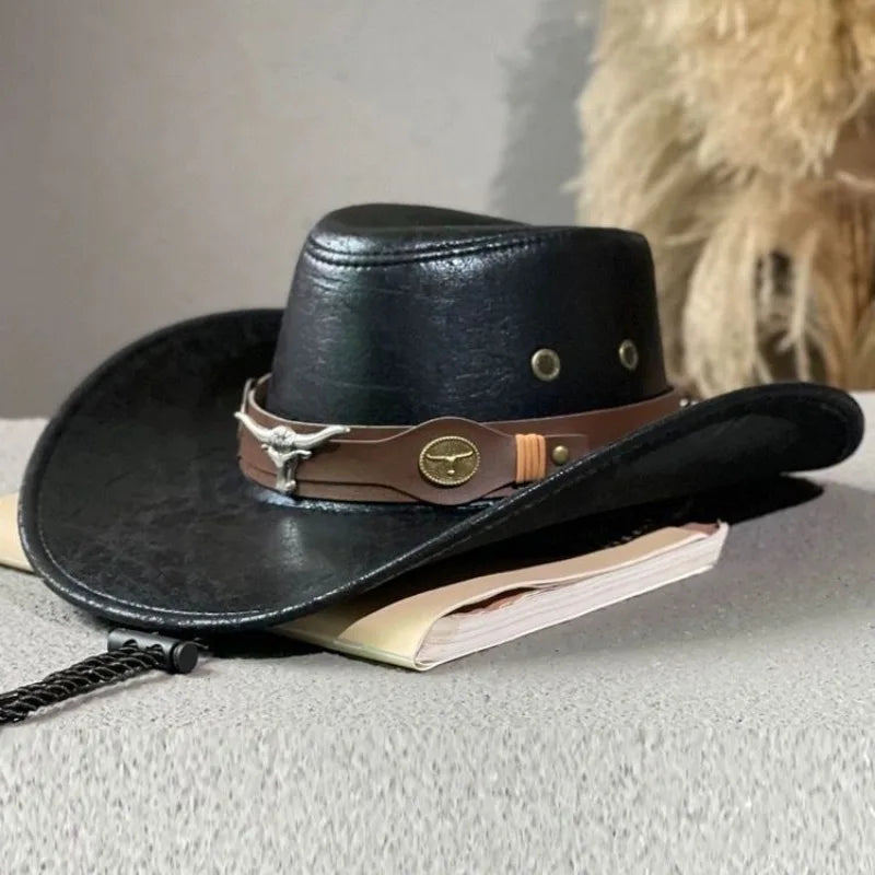 Arcadian Leather Top Hat