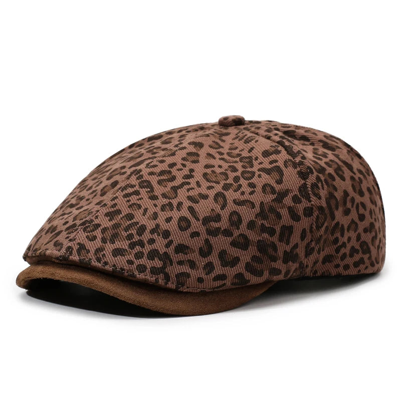Alina Leopard Cap